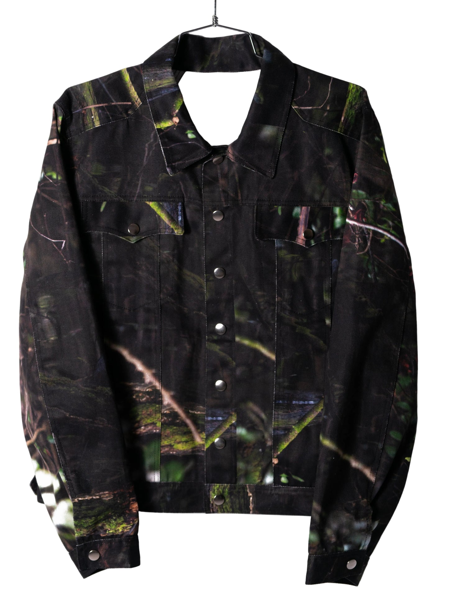 ANHINGA "SWAMP CAMO" DENIM TRUCKER JACKET